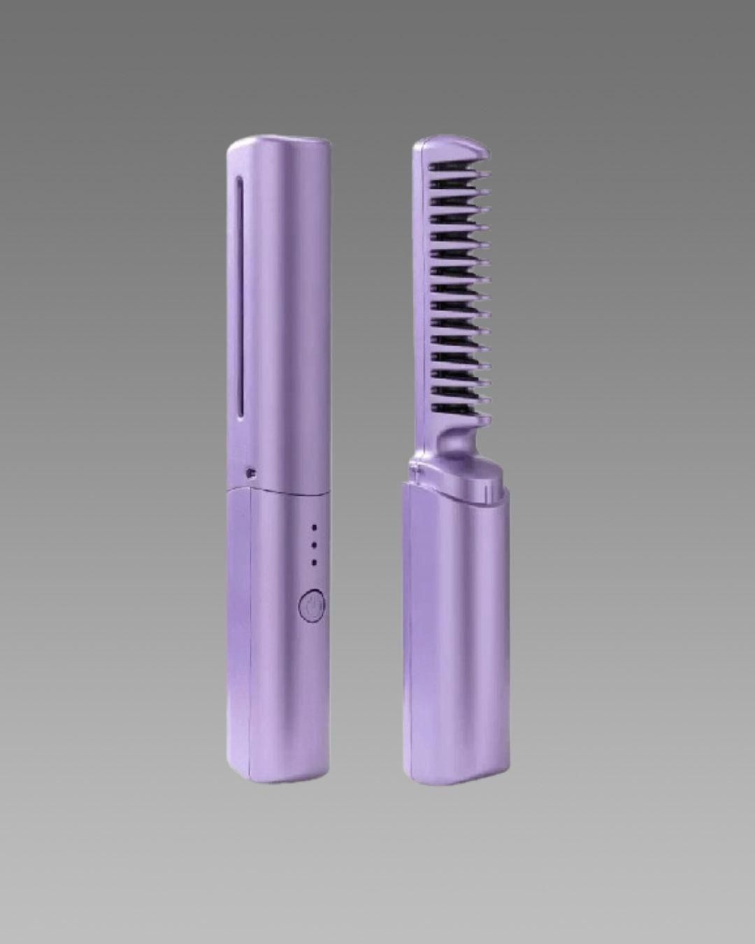 Portable Cordless Hair Straightening Heat Comb