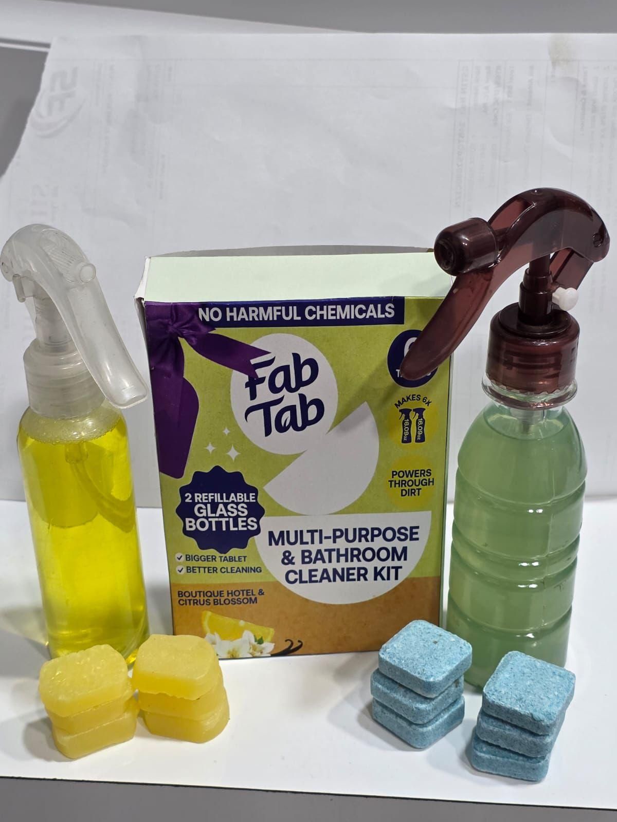 Multi Purpose Tablet & Bathroom Cleaner Combo