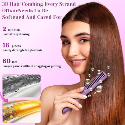 Portable Cordless Hair Straightening Heat Comb