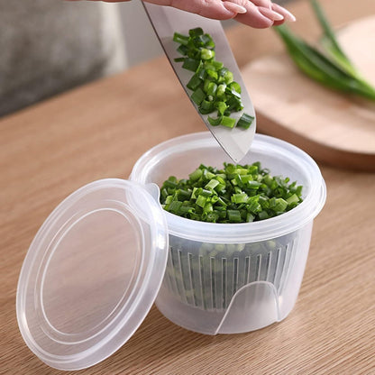 Fridge Organizer Food Storage Leakproof Container (Set Of 2 Pcs)