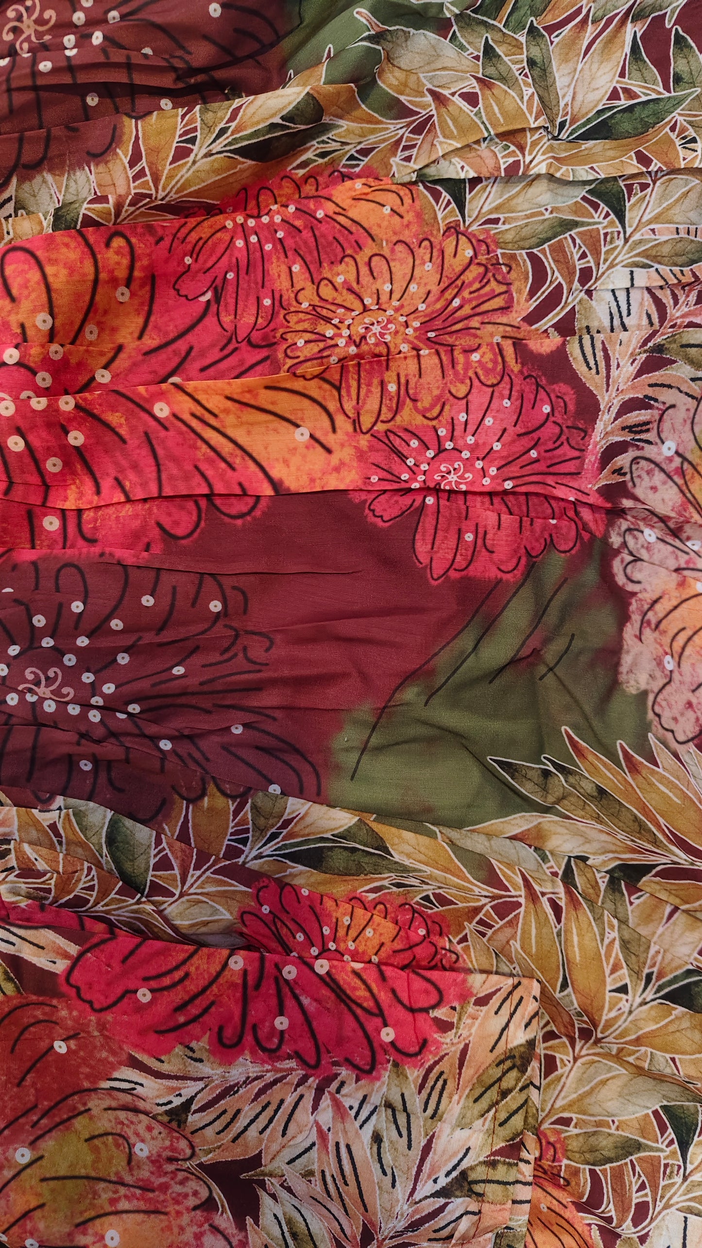 Floral Anarkali Kurti with Dupatta